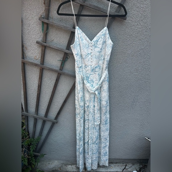 Alice and Olivia Shanti Printed Eyelet Jumpsuit - Picture 3 of 11